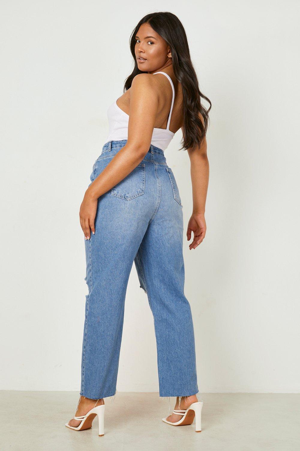 Ankle grazer store jeans high waist